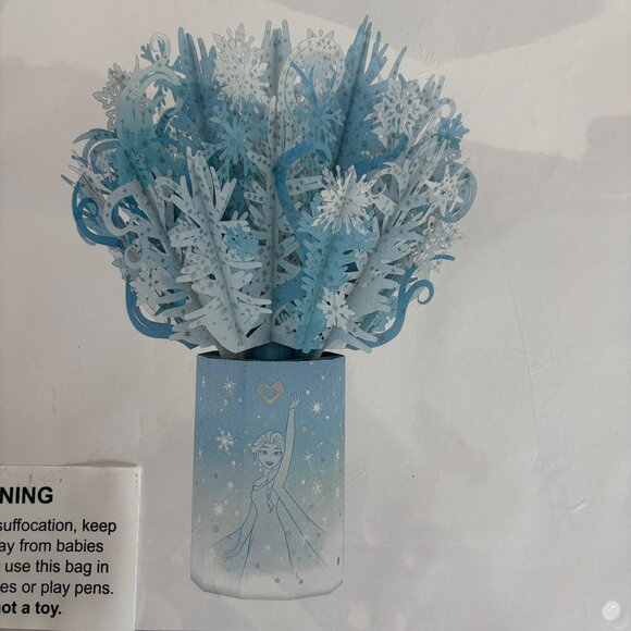 Lovepop Flowers Disney Frozen Elsas Ice Magic Bouquet Standalone Centerpiece NEW - Picture 2 of 5
